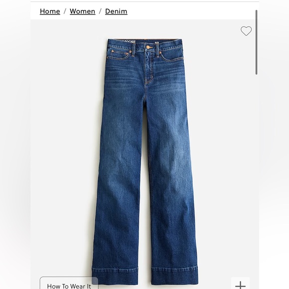 NWT Wide-Legged J.Crew Trouser - Picture 3 of 6